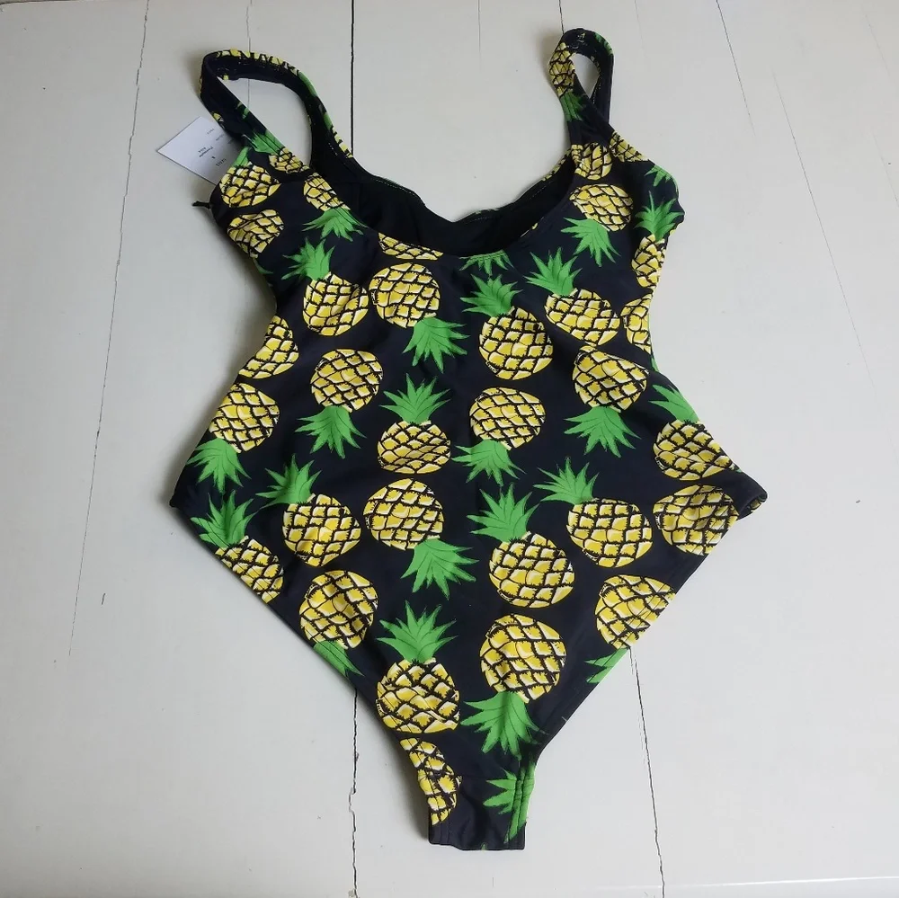 Mrs Parker Pineapple Print Swimsuit - Picture 6 of 8